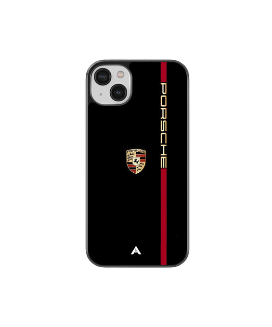 Porsche 01 Metal Back Cover Phone Case for iPhone 13