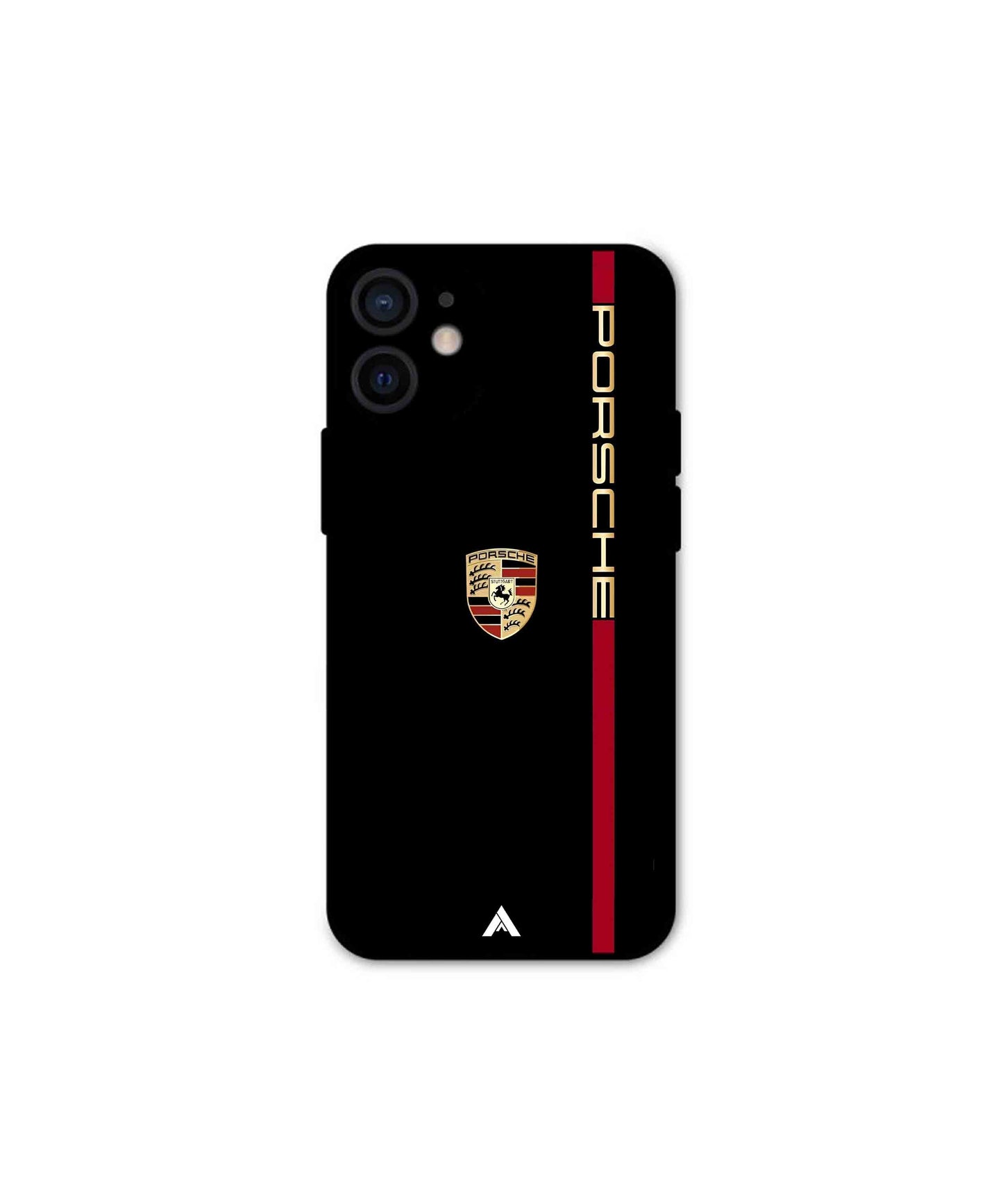 Porsche 01 Metal Back Cover Phone Case for iPhone 13 Mini