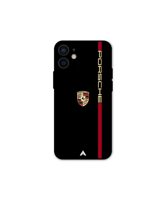 Porsche 01 Metal Back Cover Phone Case for iPhone 13 Mini