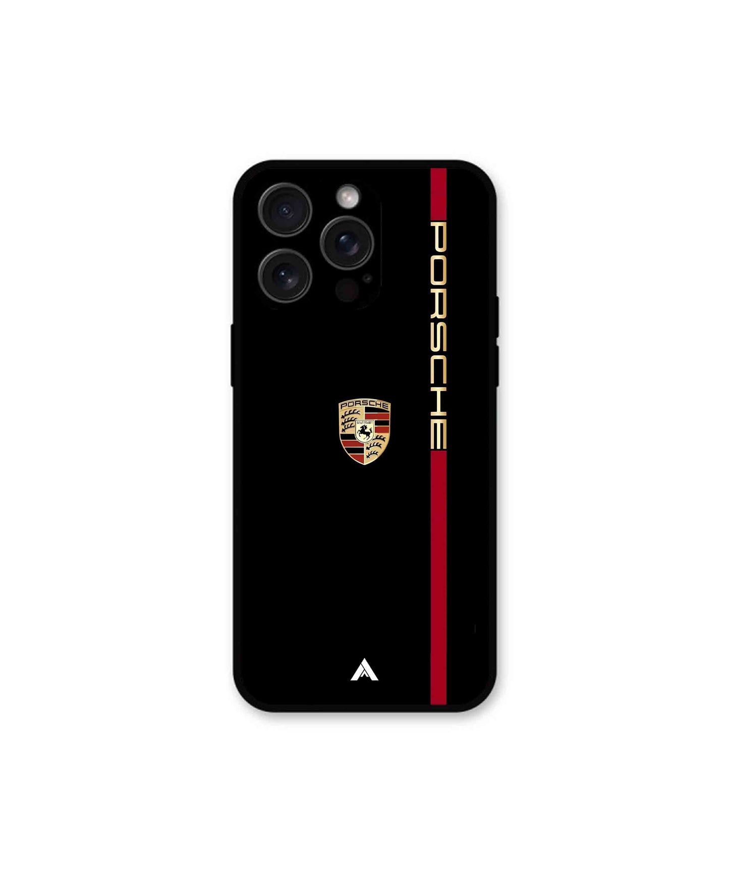 Porsche 01 Metal Back Cover Phone Case for iPhone 13 Pro Max