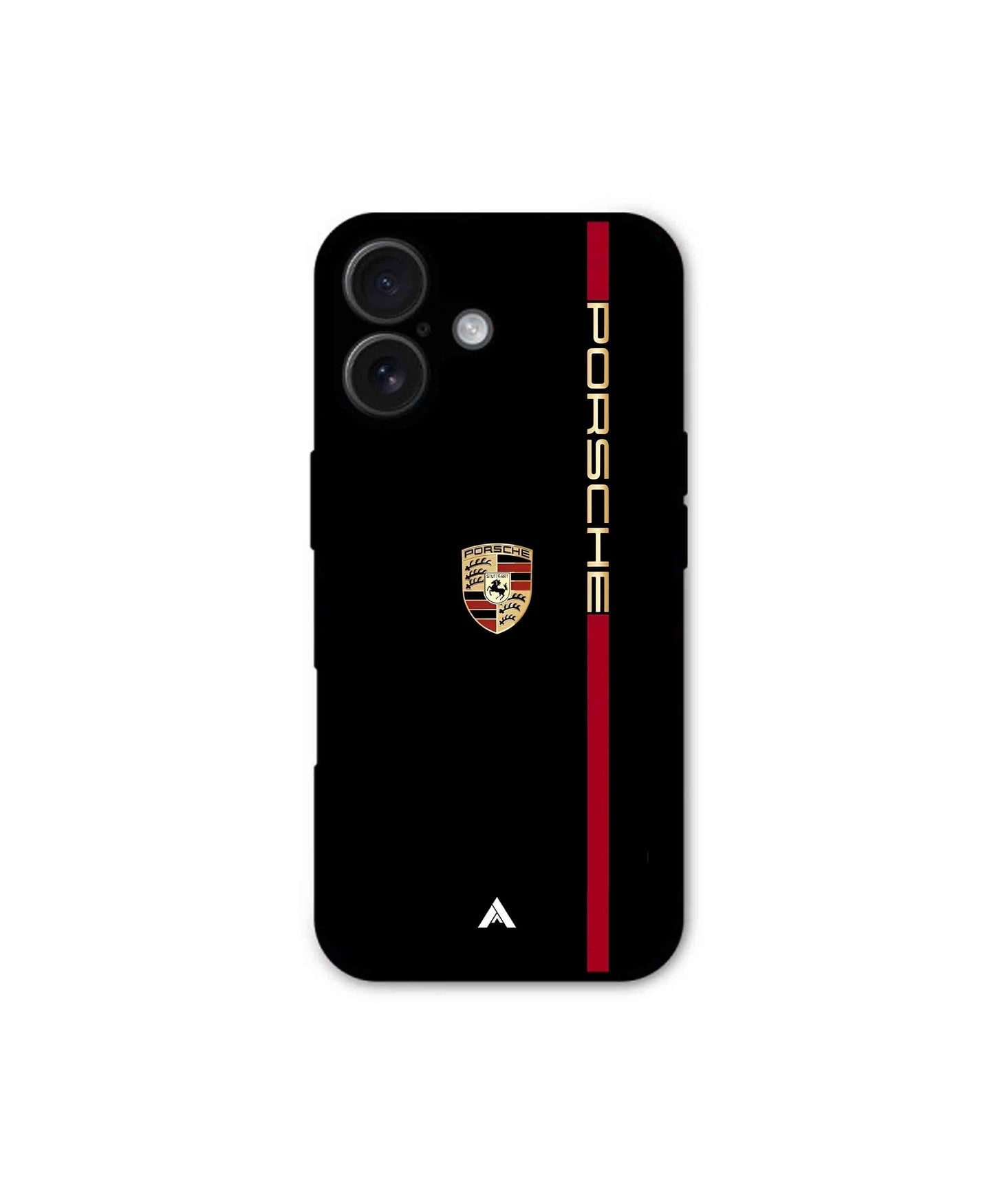 Porsche 01 Metal Back Cover Phone Case for iPhone 16