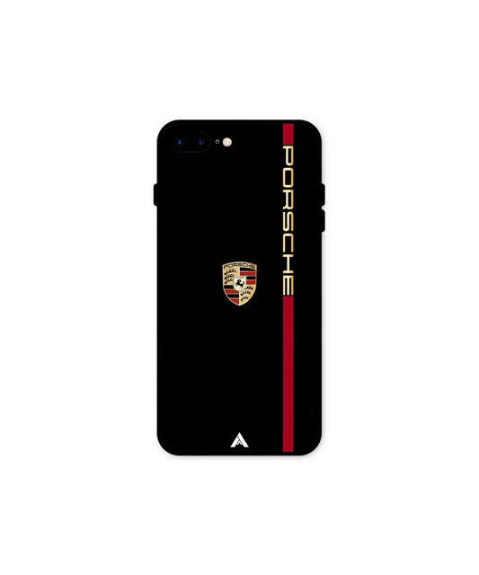 Porsche 01 Metal Back Cover Phone Case for iPhone 8 Plus