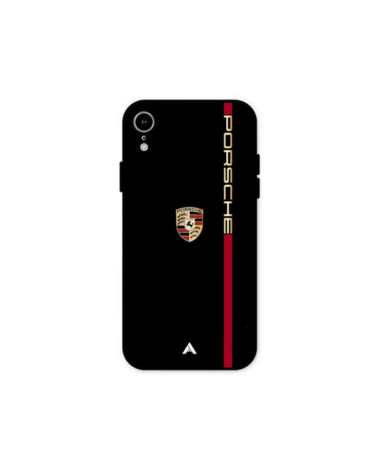 Porsche 01 Metal Back Cover Phone Case for iPhone Xr