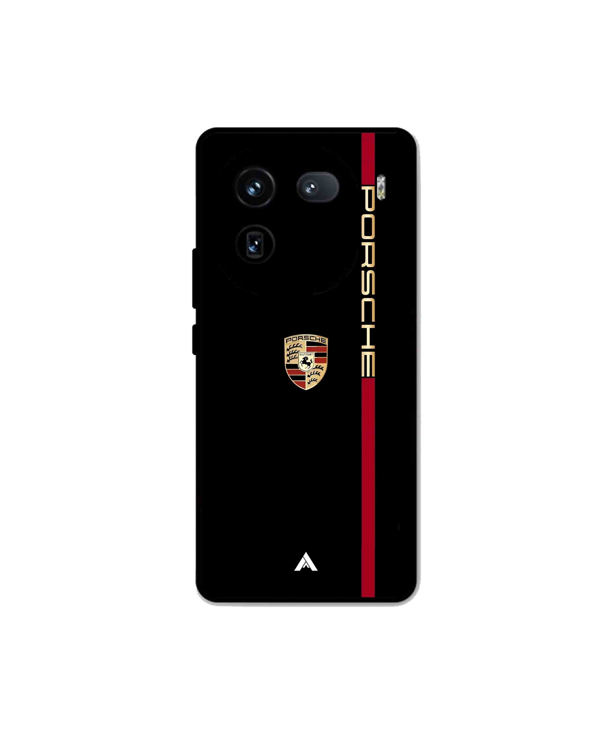 Porsche 01 Metal Back Cover Phone Case for iQOO 12