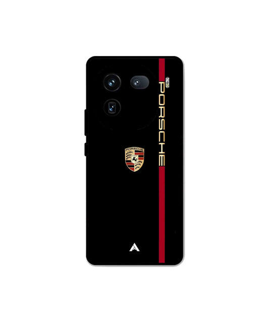Porsche 01 Metal Back Cover Phone Case for iQOO 12