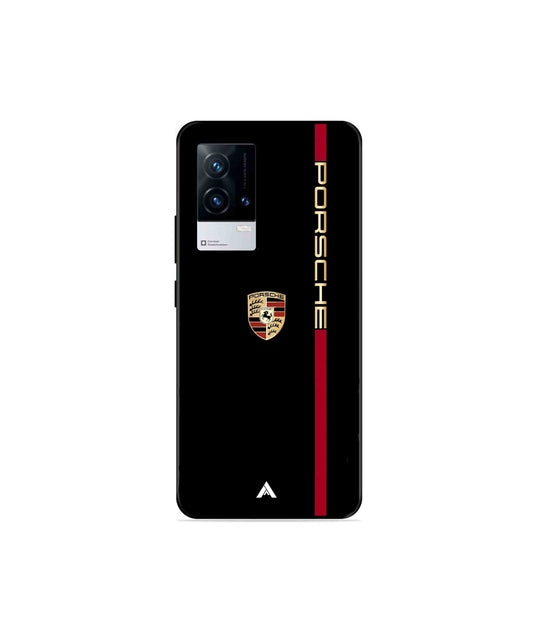 Porsche 01 Metal Back Cover Phone Case for iQOO 8