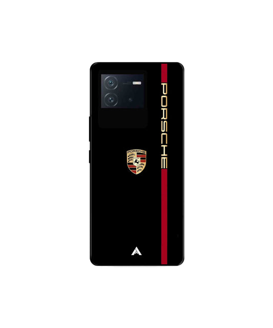 Porsche 01 Metal Back Cover Phone Case for iQOO Neo 6