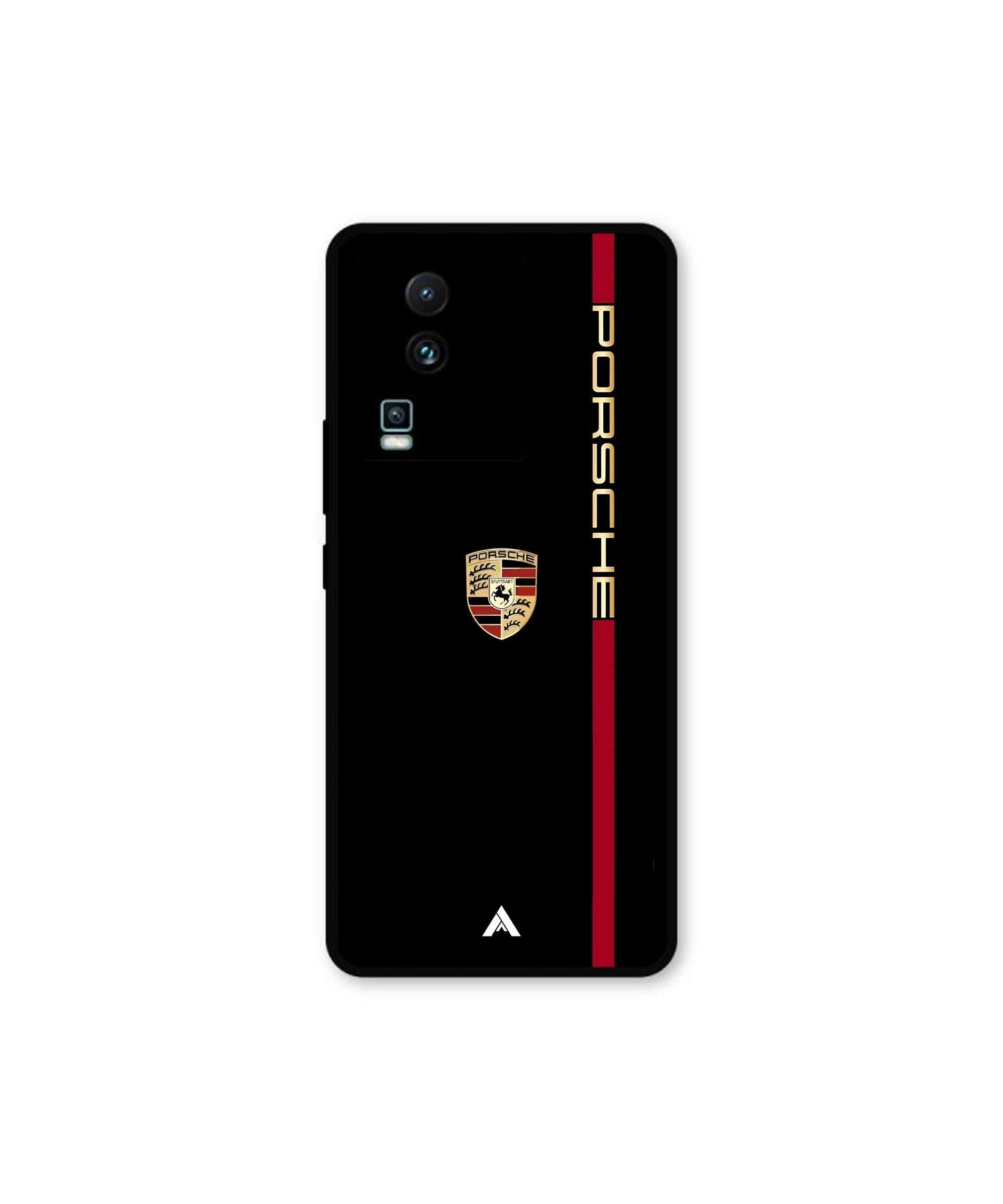 Porsche 01 Metal Back Cover Phone Case for iQOO Neo 7 Pro