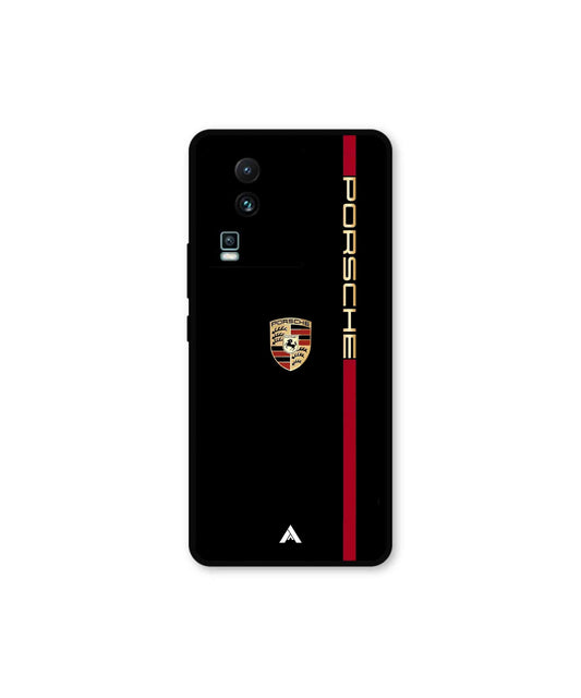 Porsche 01 Metal Back Cover Phone Case for iQOO Neo 7 Pro