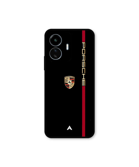 Porsche 01 Metal Back Cover Phone Case for iQOO Z6 Lite