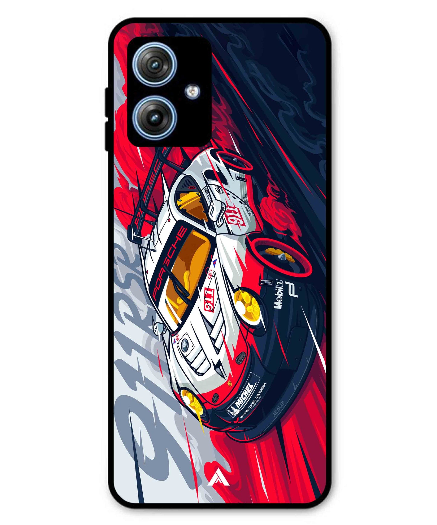 Porsche 911 Car Metal Back Cover Phone Case for Moto G64