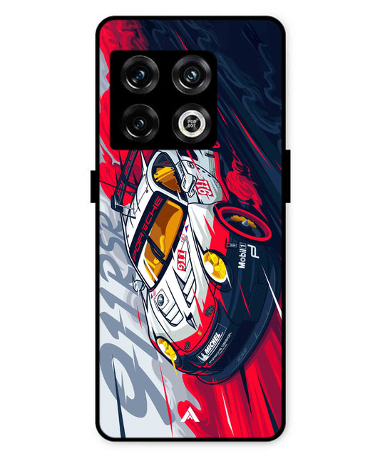 Porsche 911 Car Metal Back Cover Phone Case for Oneplus 10 Pro