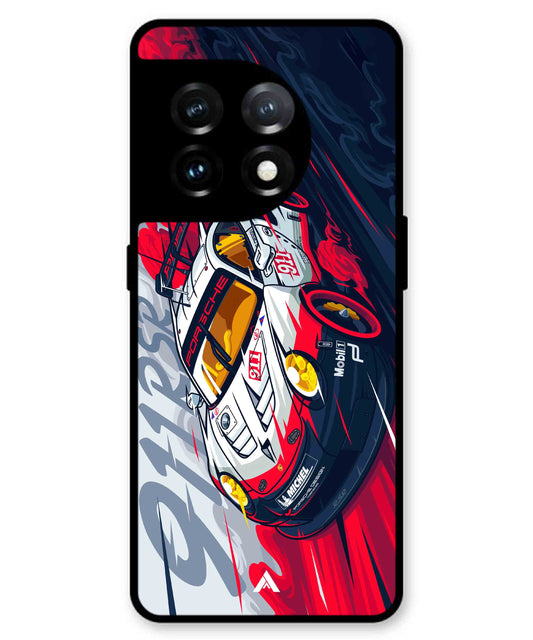 Porsche 911 Car Metal Back Cover Phone Case for Oneplus 11