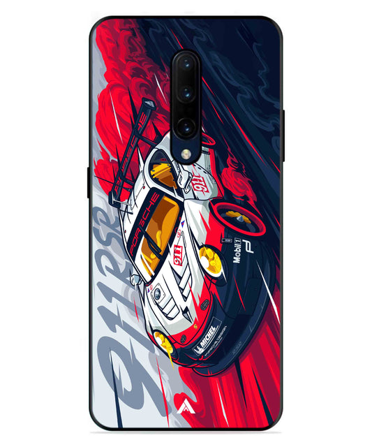 Porsche 911 Car Metal Back Cover Phone Case for Oneplus 7 Pro