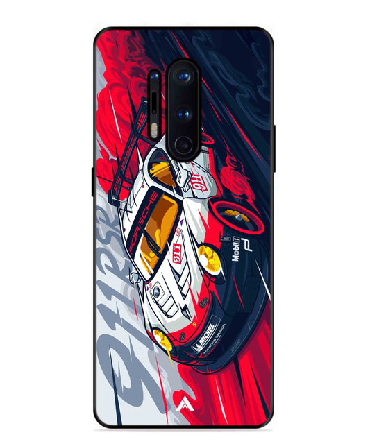 Porsche 911 Car Metal Back Cover Phone Case for Oneplus 8 Pro