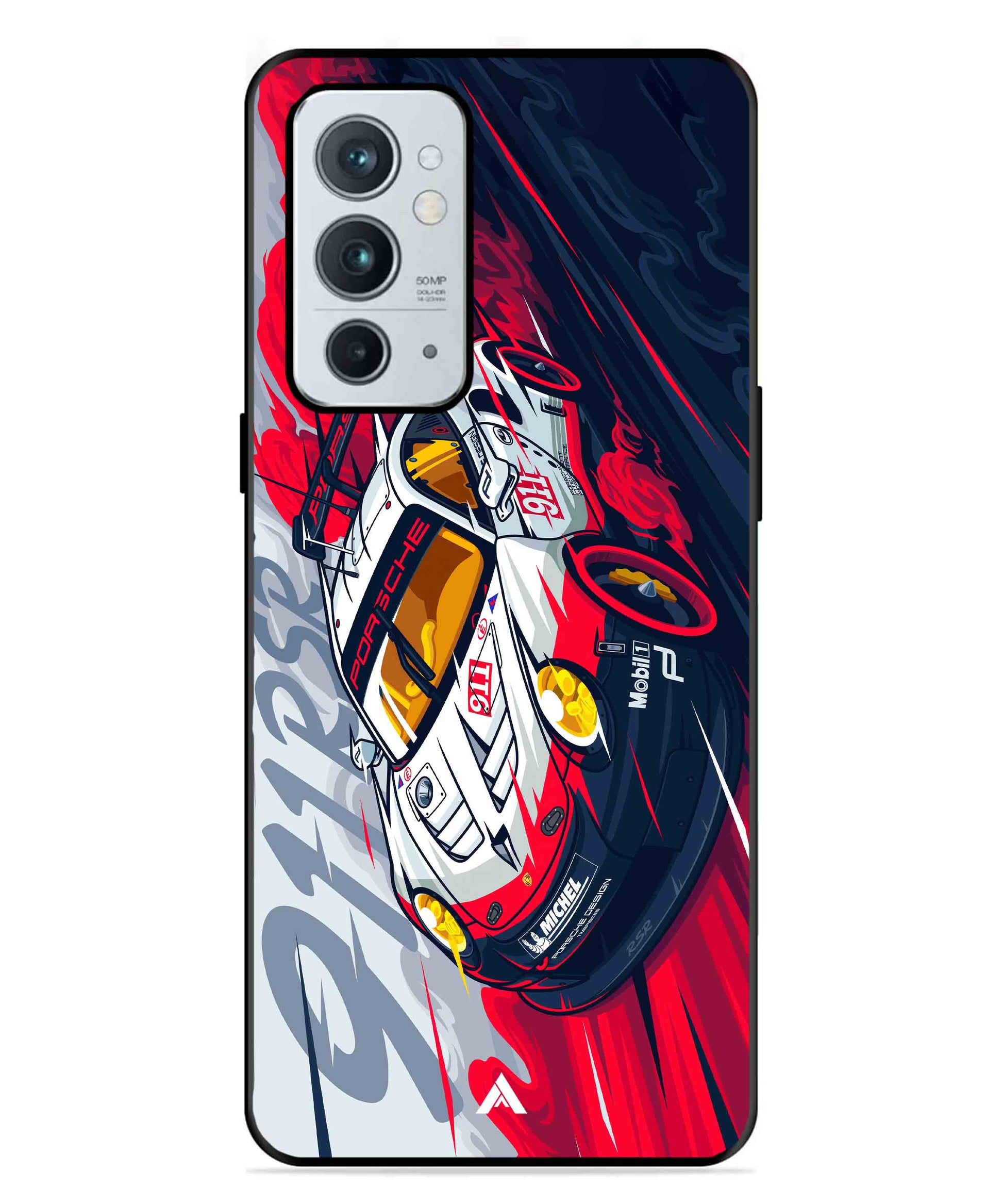 Porsche 911 Car Metal Back Cover Phone Case for Oneplus 9RT