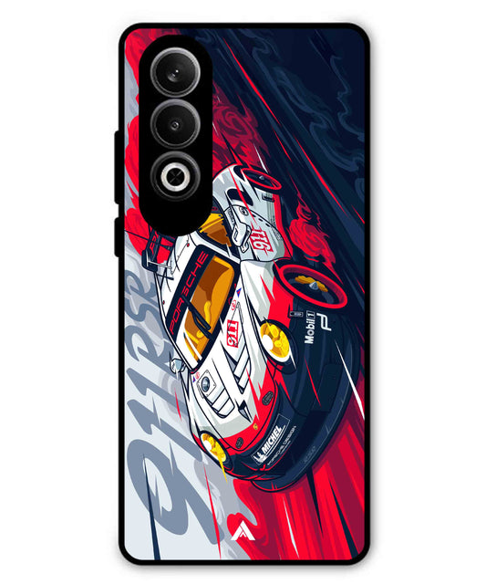 Porsche 911 Car Metal Back Cover Phone Case for Oneplus Nord CE 4