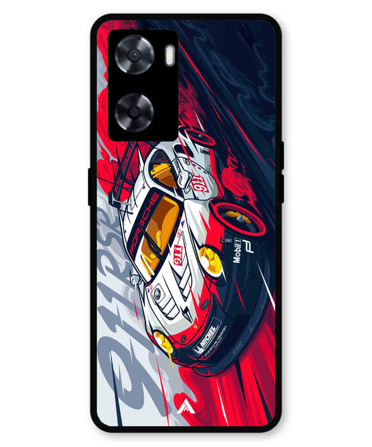 Porsche 911 Car Metal Back Cover Phone Case for Oppo A77