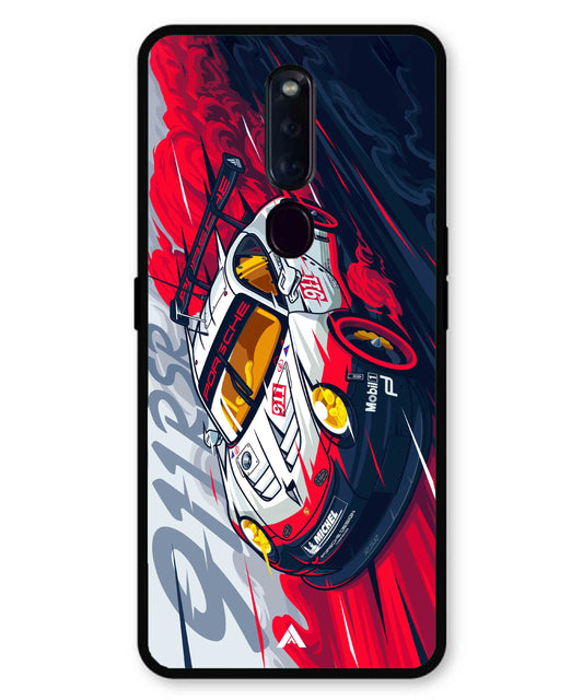 Porsche 911 Car Metal Back Cover Phone Case for Oppo F11 Pro