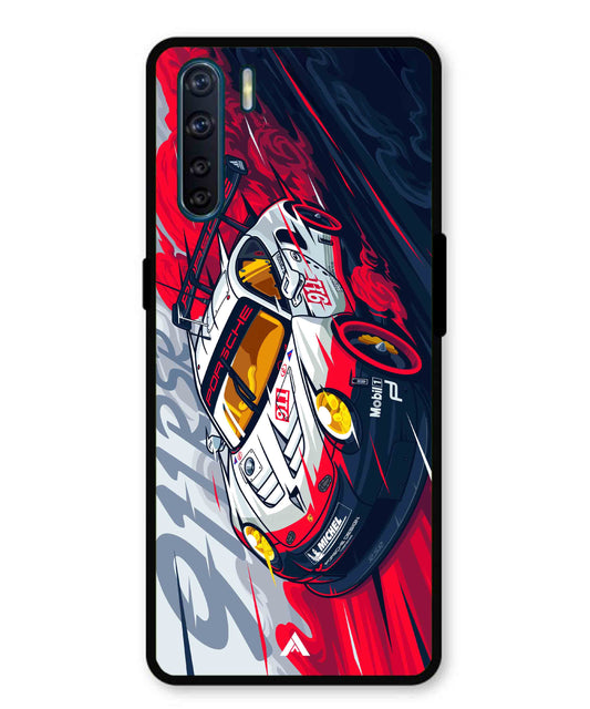 Porsche 911 Car Metal Back Cover Phone Case for Oppo Reno 3