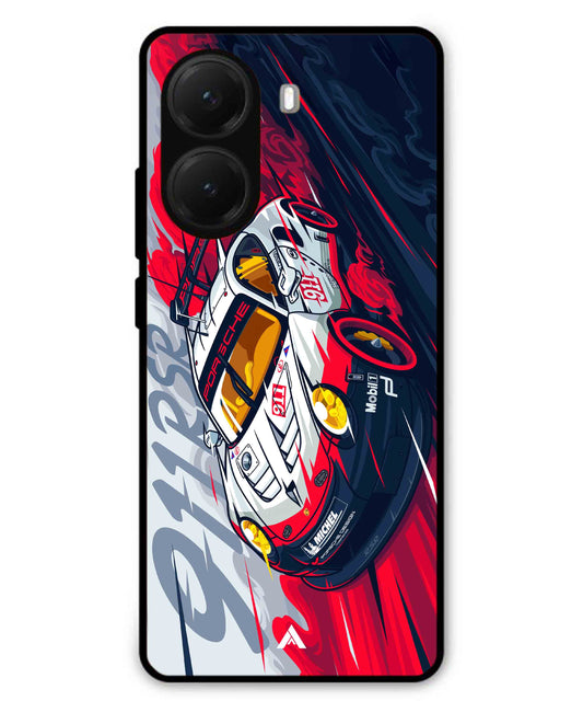 Porsche 911 Car Metal Back Cover Phone Case for Poco X7 Pro