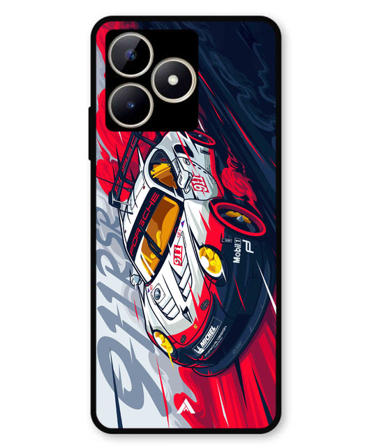 Porsche 911 Car Metal Back Cover Phone Case for Realme C53