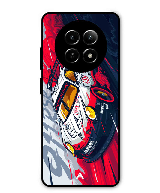 Porsche 911 Car Metal Back Cover Phone Case for Realme Narzo N65