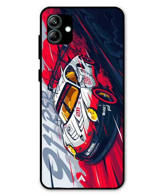 Porsche 911 Car Metal Back Cover Phone Case for Samsung Galaxy A04