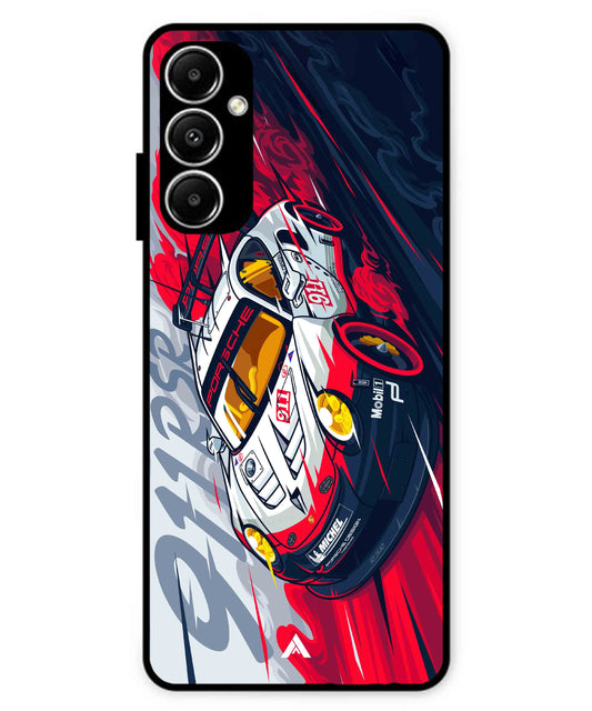 Porsche 911 Car Metal Back Cover Phone Case for Samsung Galaxy A05s