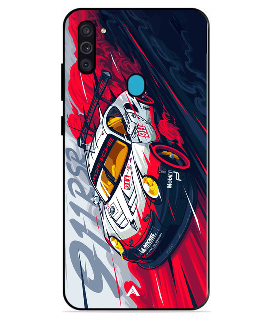 Porsche 911 Car Metal Back Cover Phone Case for Samsung Galaxy A11