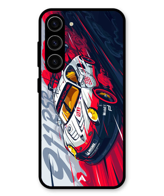 Porsche 911 Car Metal Back Cover Phone Case for Samsung Galaxy A36