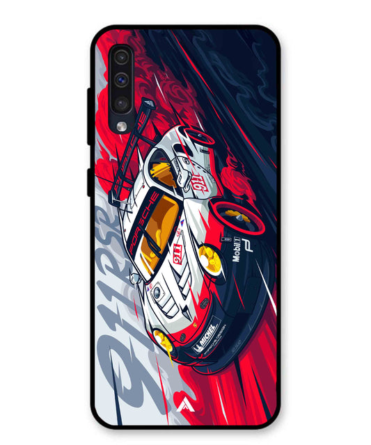 Porsche 911 Car Metal Back Cover Phone Case for Samsung Galaxy A50