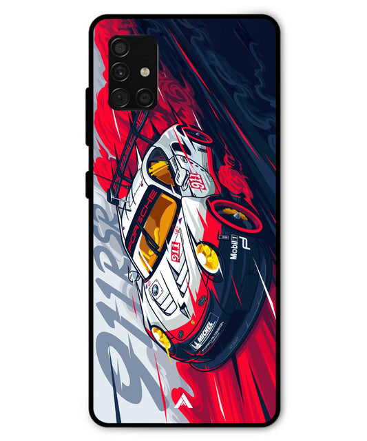 Porsche 911 Car Metal Back Cover Phone Case for Samsung Galaxy A51