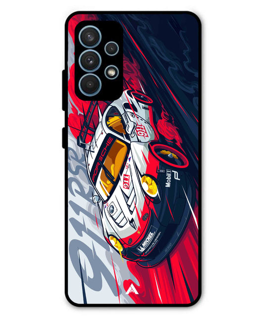 Porsche 911 Car Metal Back Cover Phone Case for Samsung Galaxy A52