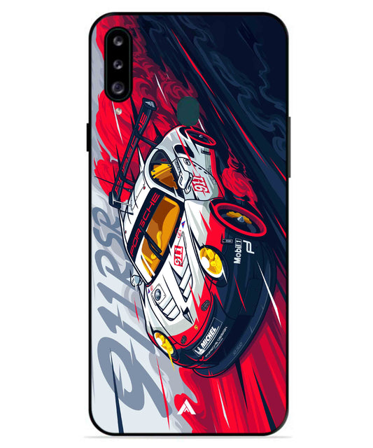 Porsche 911 Car Metal Back Cover Phone Case for Samsung Galaxy A70s