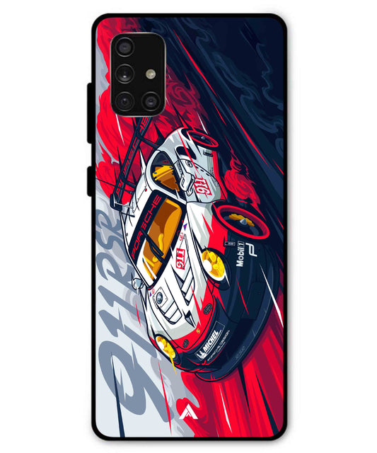 Porsche 911 Car Metal Back Cover Phone Case for Samsung Galaxy A71