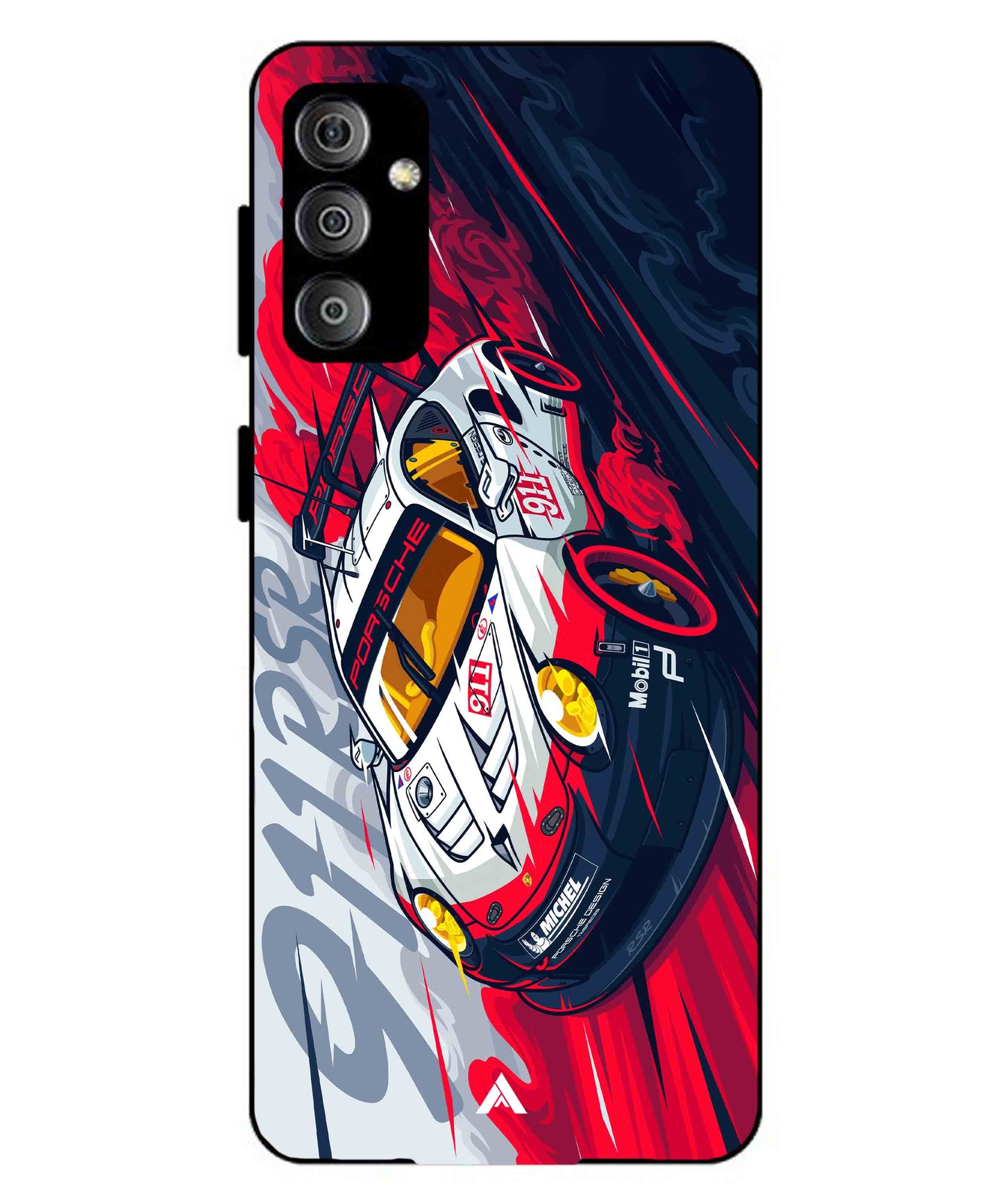 Porsche 911 Car Metal Back Cover Phone Case for Samsung Galaxy M23