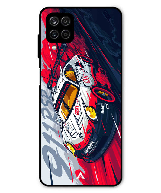 Porsche 911 Car Metal Back Cover Phone Case for Samsung Galaxy M33