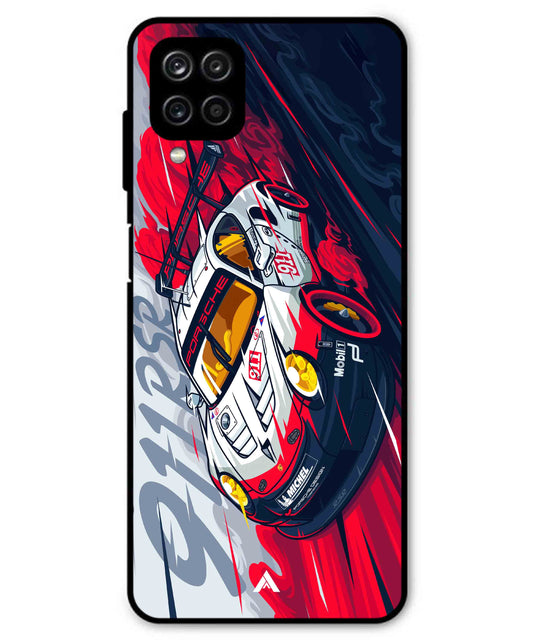 Porsche 911 Car Metal Back Cover Phone Case for Samsung Galaxy M42