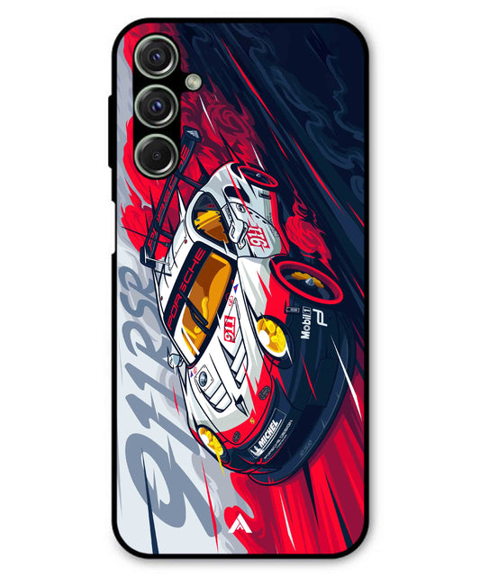 Porsche 911 Car Metal Back Cover Phone Case for Samsung Galaxy M54