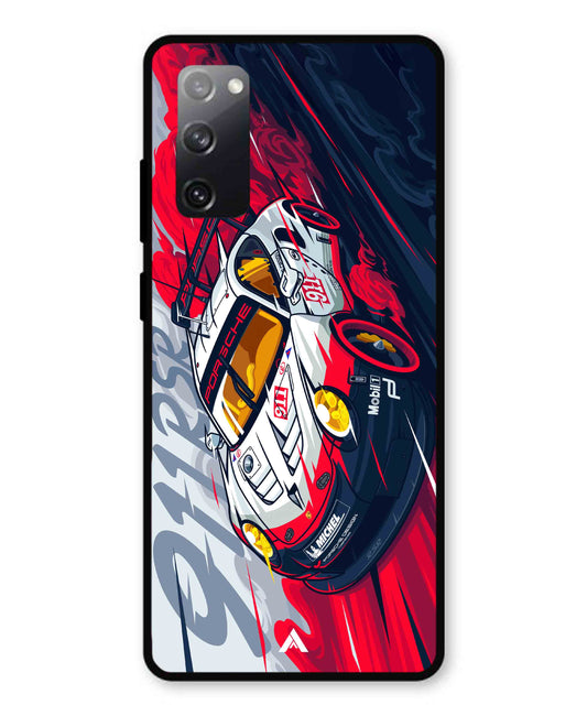 Porsche 911 Car Metal Back Cover Phone Case for Samsung Galaxy S20 Fe