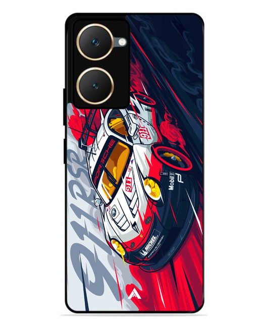 Porsche 911 Car Metal Back Cover Phone Case for Vivo Y18e