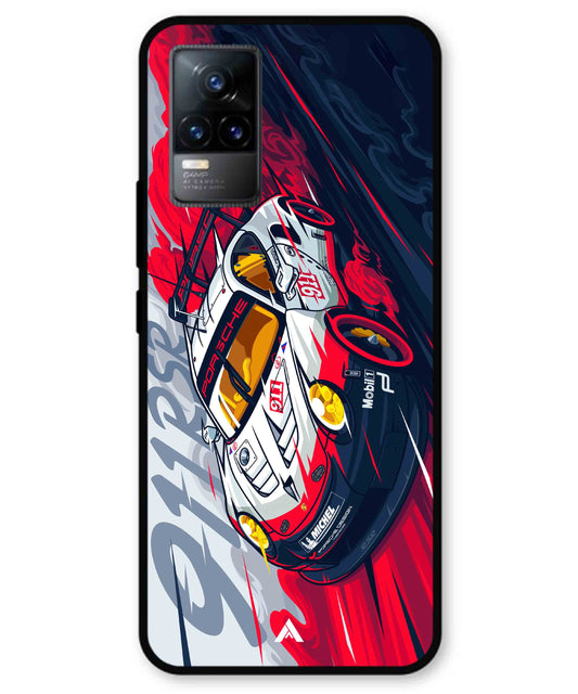 Porsche 911 Car Metal Back Cover Phone Case for Vivo Y73
