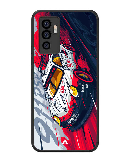 Porsche 911 Car Metal Back Cover Phone Case for Vivo Y75 4G