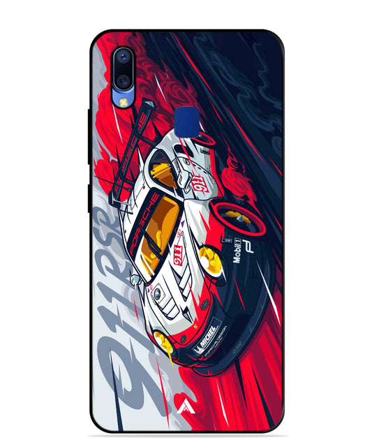 Porsche 911 Car Metal Back Cover Phone Case for Vivo Y95