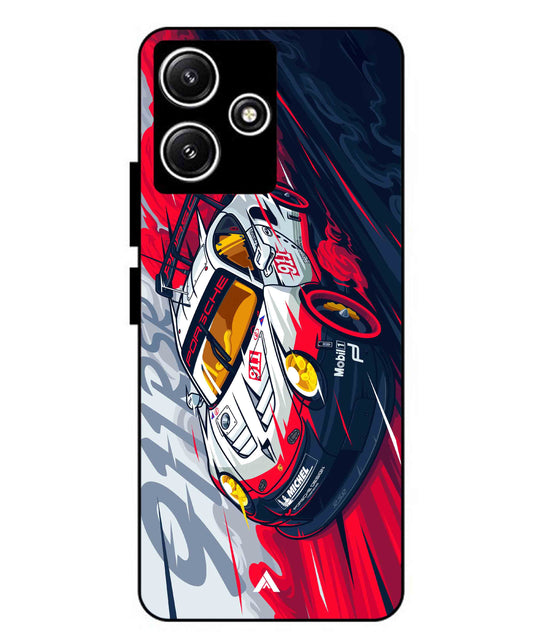 Porsche 911 Car Metal Back Cover Phone Case for Xiaomi Redmi 12 5G