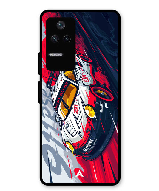 Porsche 911 Car Metal Back Cover Phone Case for Xiaomi Redmi K40s