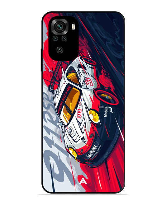 Porsche 911 Car Metal Back Cover Phone Case for Xiaomi Redmi Note 10