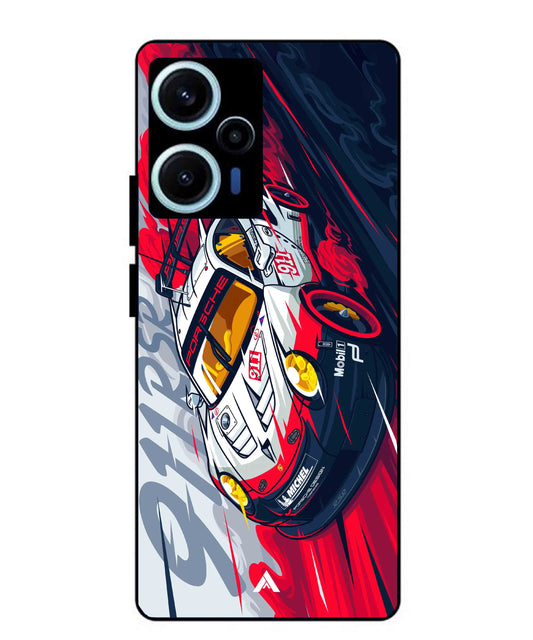 Porsche 911 Car Metal Back Cover Phone Case for Xiaomi Redmi Note 12 Turbo