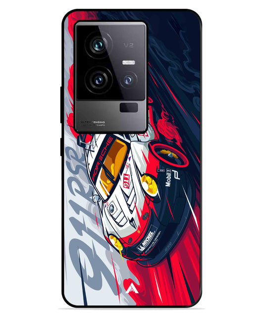 Porsche 911 Car Metal Back Cover Phone Case for iQOO 11